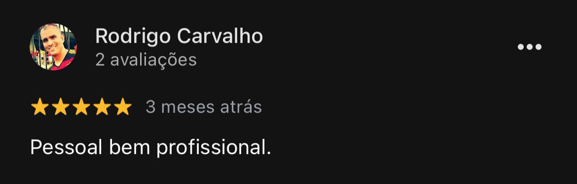 Avaliação de cliente